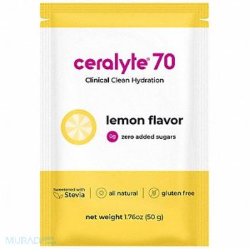 ABILITY ONE Hydration Powder Lemon 50 g PK100, 794KK4