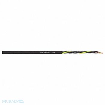 CHAINFLEX Run Tray Cable Copper 14 AWG Jet Blk, 801JG0