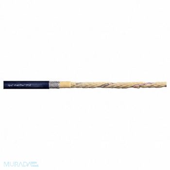 CHAINFLEX Data Cable TPE 0.79 in dia Steel Blue, 801L65