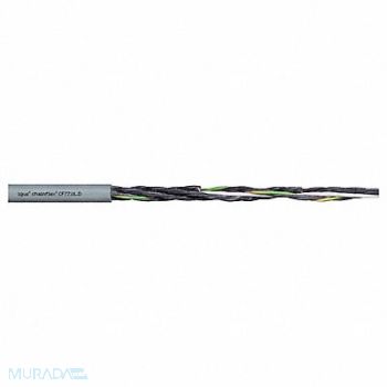 CHAINFLEX Control Cable Copper 18 AWG Steel Blue, 801KN7