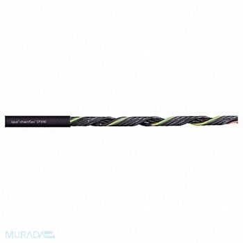 CHAINFLEX Control Cable Copper 14 AWG Jet Black, 801KA4