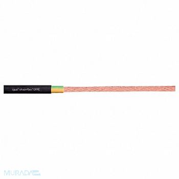 CHAINFLEX Power Cable TPE 0.18 in dia Signal Black, 801MG3