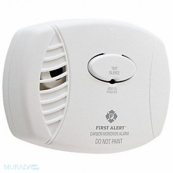 FIRST ALERT CO2 Alarm 9V Alkaline Electrochemical, 2FTL9