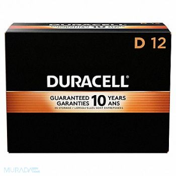 DURACELL Battery Alkaline D Premium PK12, 21EK77