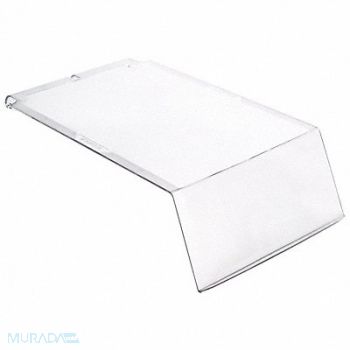 QUANTUM STORAGE SYSTEMS Lid Crystal Styrene 14 in L 6 9/16 in W, 795N61
