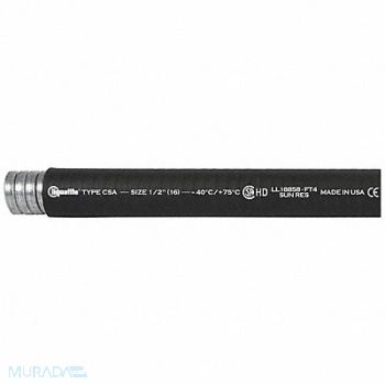 LIQUATITE Liquid Tight Conduit Black Galvanized, 787L44