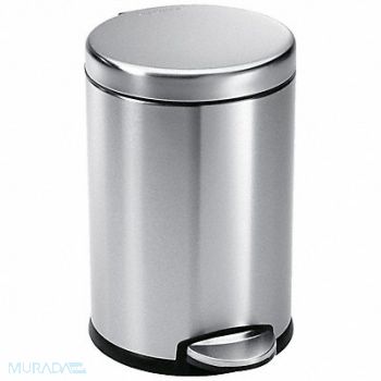 SIMPLEHUMAN Slim Step Can Metal Capacity 4 1/2 L, 801W57