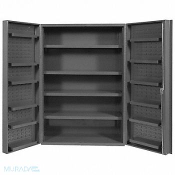 DURHAM MFG Bin Cabinet 72 x36 x24 Gray 0Bns, 1UBK4