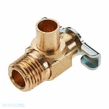 PARKER Bib Drain Ball Valve Brass 1/4 In, 21VL77