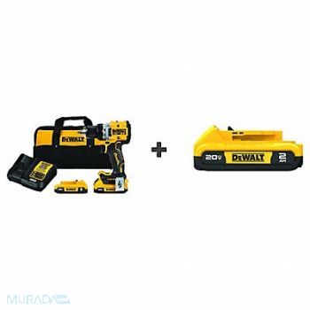 DEWALT Cordless Drill Kit 20V Bonus Battery, 387ZP6