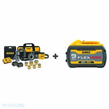 DEWALT Pipe Threading Machine 60V Bonus Battery, 387ZP1