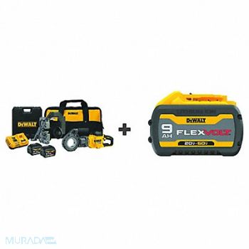 DEWALT Pipe Threading Machine 60V Bonus Battery, 387ZP0