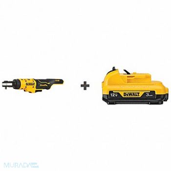 STANLEY BLACK DECKER Ratchet Cordless 1.7 lb 12V DC Battery, 385XU3