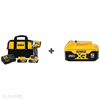 STANLEY BLACK DECKER Impact Wrench Cordless 20V Bonus Battery, 385XN9