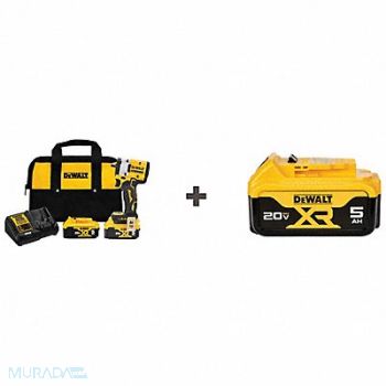 STANLEY BLACK DECKER Impact Wrench Cordless 20V Bonus Battery, 385XP0