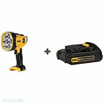 DEWALT Jobsite LED Spotlight 20V w/ Battery, 385JR1