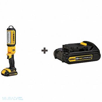 DEWALT MAX LED Area Light 20V w/Battery, 385JR0