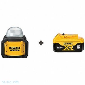 DEWALT LED Rechargeable Work Light 20V Battery, 385JR4