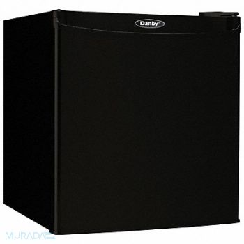 DANBY Refrigerator and Freezer 1.6 cu ft Black, 10N219