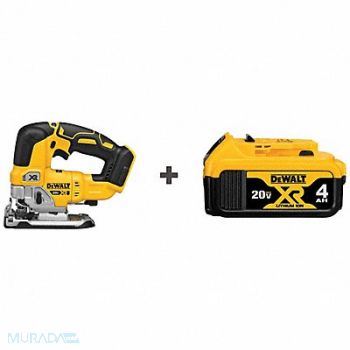 DEWALT Cordless Jig Saw 20VDC Battery, 386VK7