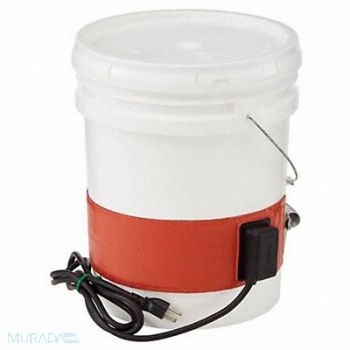 BRISKHEAT Pail Heater 4.6 A 5 gal Metal, 54TL54