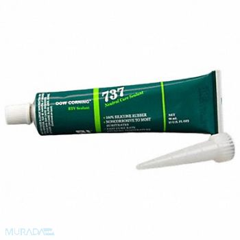 DOW CORNING Silicone Sealant Clear 737, 53DC37
