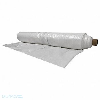 AMERICOVER Reinforced Plastic 100ft L 20 ft W White, 803EE0