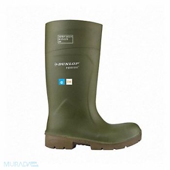 DUNLOP Boots Men s 12 Women s 14 Green PR, 61KP39