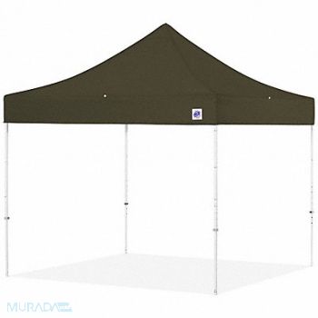 E-Z UP Portable Shelter Green 10 ft W 10 ft L, 800HZ7