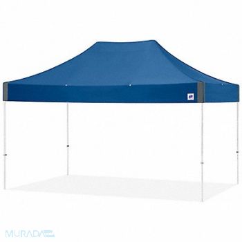 E-Z UP Portable Shelter Blue 10 ft W 15 ft L, 800J01