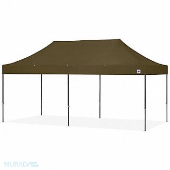 E-Z UP Portable Shelter Green 10 ft W 20 ft L, 800J05