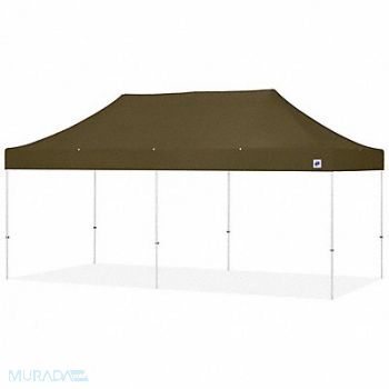 E-Z UP Portable Shelter Green 10 ft W 20 ft L, 800J06