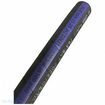 AEROQUIP Hydraulic Hose 1 ft L Black, 797PM6