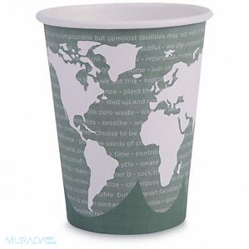 ECO-PRODUCTS Cup 12 oz Eco Hot Cup PK50, 43PT34
