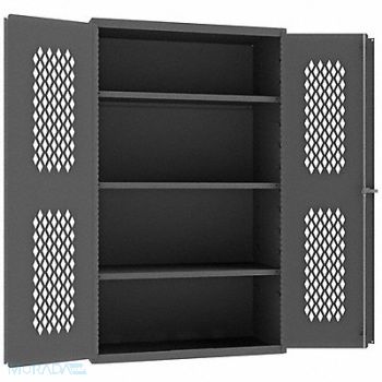 DURHAM MFG Storage Cabinet 72 x36 x24 Gray 4Shlv, 3NYK5