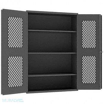 DURHAM MFG Storage Cabinet 72 x48 x24 Gray 3Shlv, 3NYK7