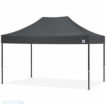 E-Z UP Shelter Gray 10 ft W 15 ft L, 800J11