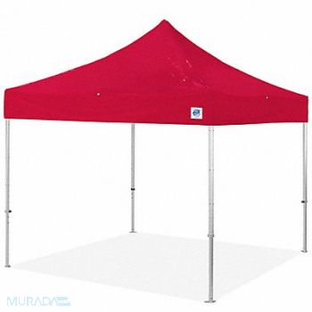 E-Z UP Shelter Red 13 ft W 13 ft L, 800J20