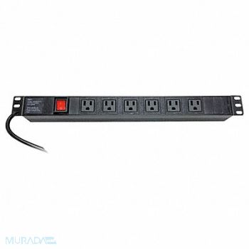 VIDEO MOUNT PRODUCTS OUTLET POWER STRIP 1U - 6, 808FK4