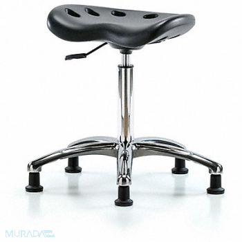 BLUE RIDGE ERGONOMICS ESD Tractor Stool 300 lb Cap. Black, 797PV2