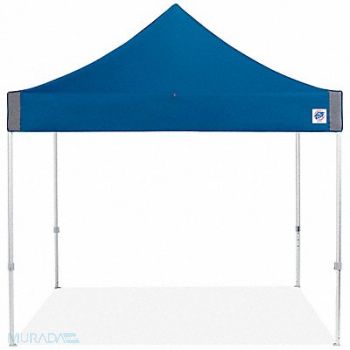 E-Z UP Shelter Blue 10 ft W 10 ft L, 800J24