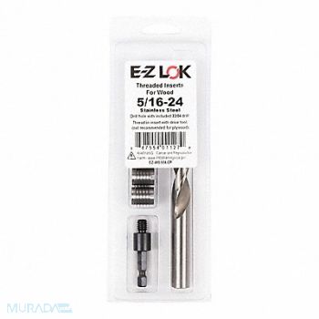 GRAINGER APPROVED Threaded Insert for Wood, 807TU7