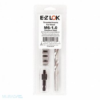 GRAINGER APPROVED Threaded Insert for Wood, 807TV5