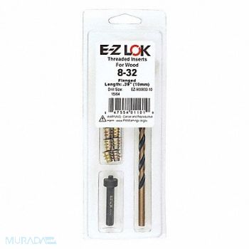 GRAINGER APPROVED Threaded Insert for Soft Wood, 807TZ2