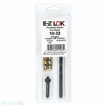 GRAINGER APPROVED Threaded Insert for Soft Wood, 807TZ5