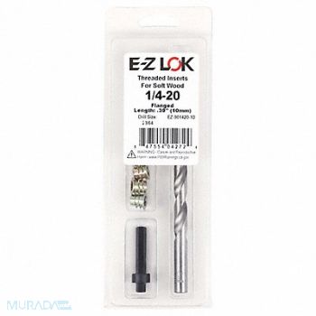 GRAINGER APPROVED Threaded Insert for Soft Wood, 807U01