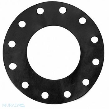 GRAINGER APPROVED Flange Gasket Full Face 8 Pipe, 55ZA16