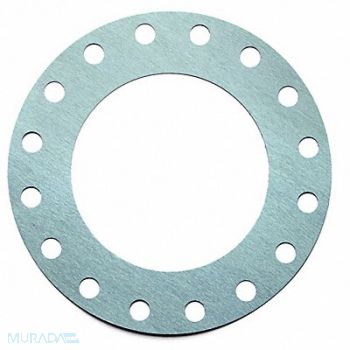 GRAINGER APPROVED Flange Gasket Full Face 18 Pipe, 55YV62
