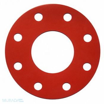 GRAINGER APPROVED Flange Gasket Full Face 2-1/2 Pipe, 55ZA47