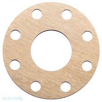 GRAINGER APPROVED Flange Gasket Full Face 4 Pipe, 55YX65
